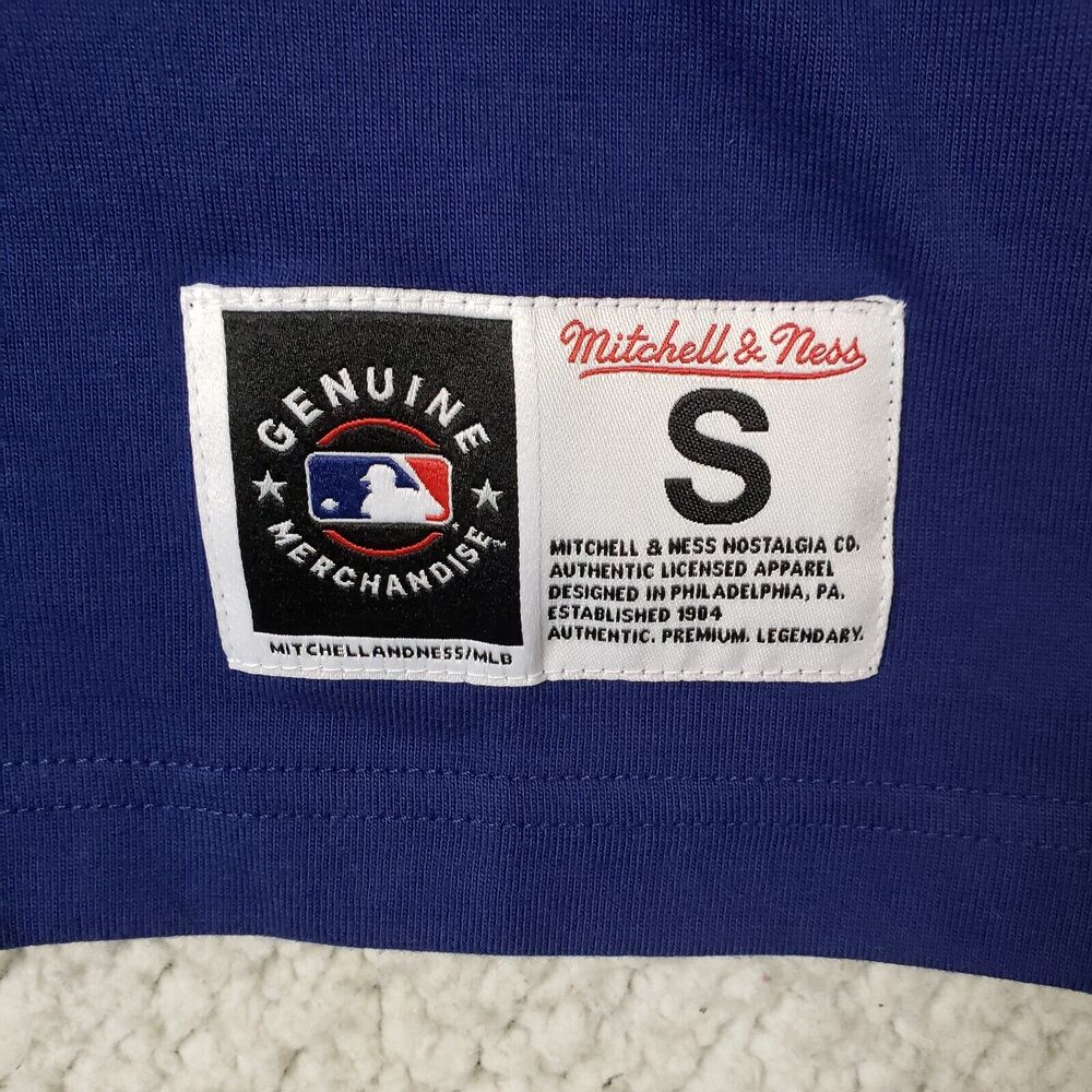 Mitchell Ness Chicago Cubs Wrigleyville Tee Mens S Blue MLB City Connect Y2K - Picture 6 of 12